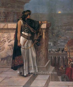  gustav lienzo - La última mirada de la reina Zenobia sobre Palmira Herbert Gustave Schmalz